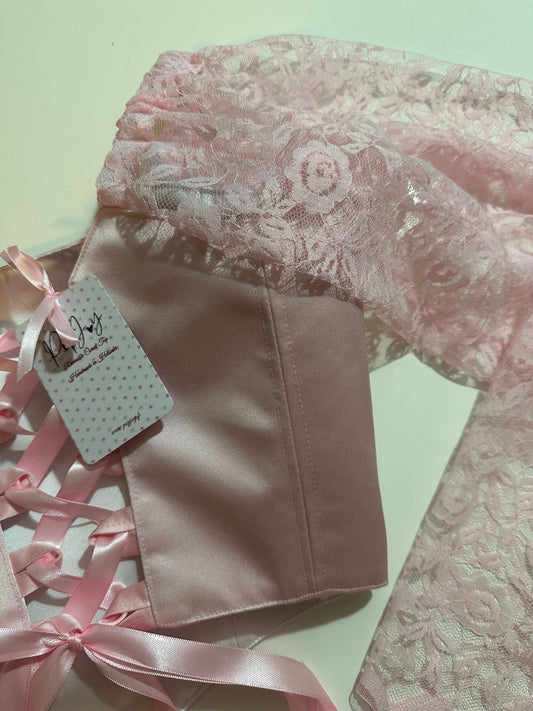 Diana - Reversible Corset Top - Long Sleeves (Made-to-Order)