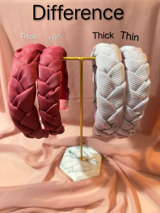 Phoebe - Thin Braided Headband