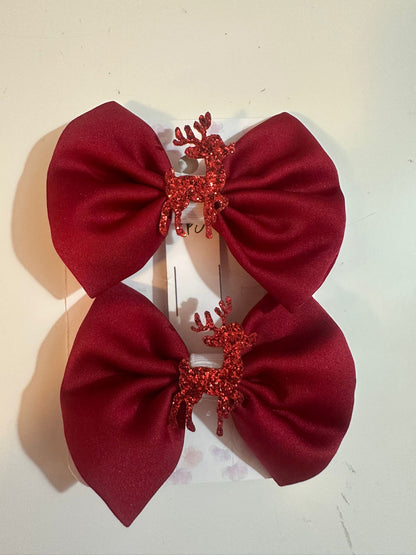 Amelia - Bow Hairclip Pair