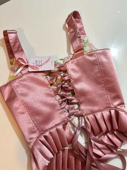 Ruffled Ashley - Reversible Corset Top (Made-to-Order)