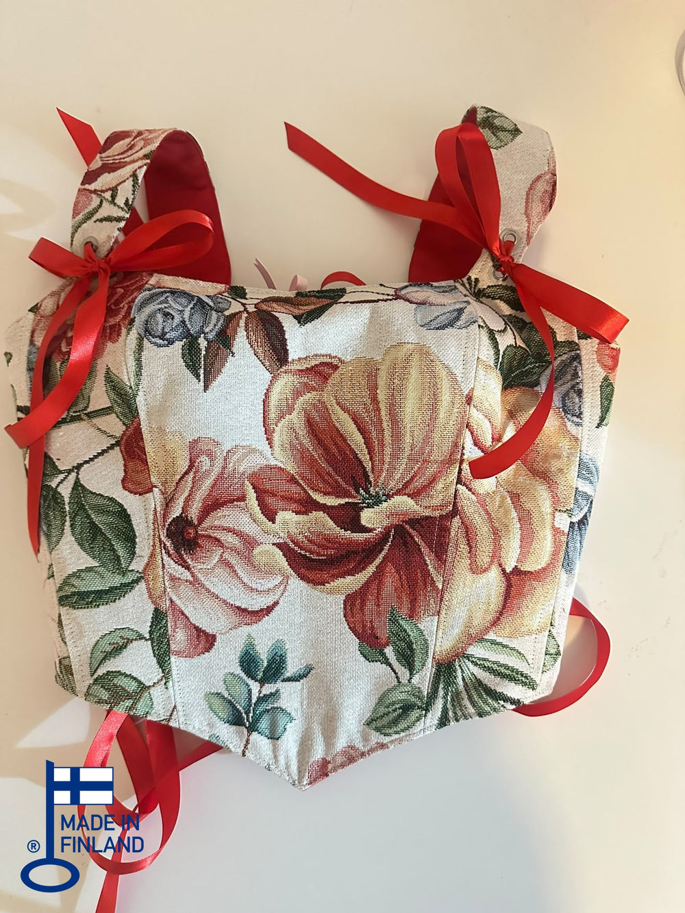 Belgravia - Removable Straps - Reversible corset Top (Ready for Shipping) — made in Finland — view 2
