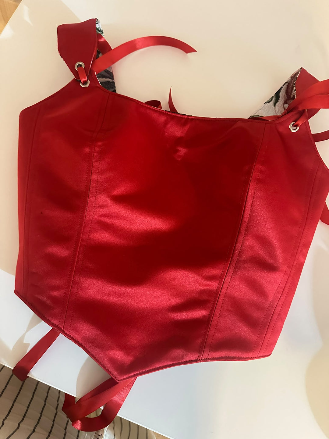 Belgravia - Removable Straps - Reversible corset Top (Made to Order)