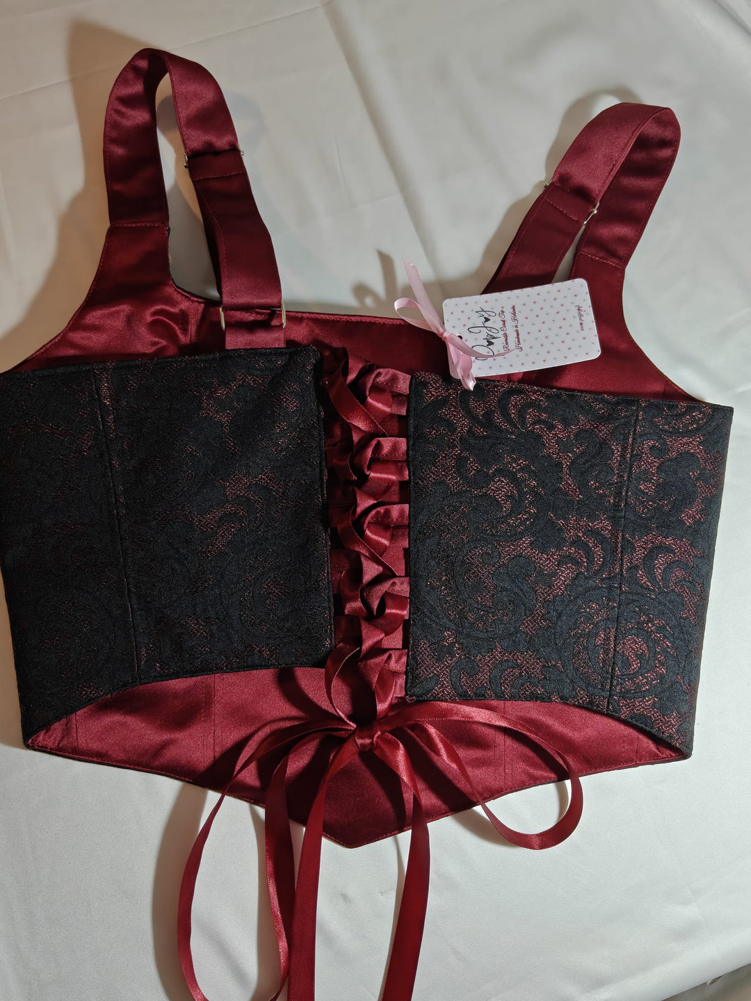 Crimson - Reversible Corset Top (Ready for Shipping)