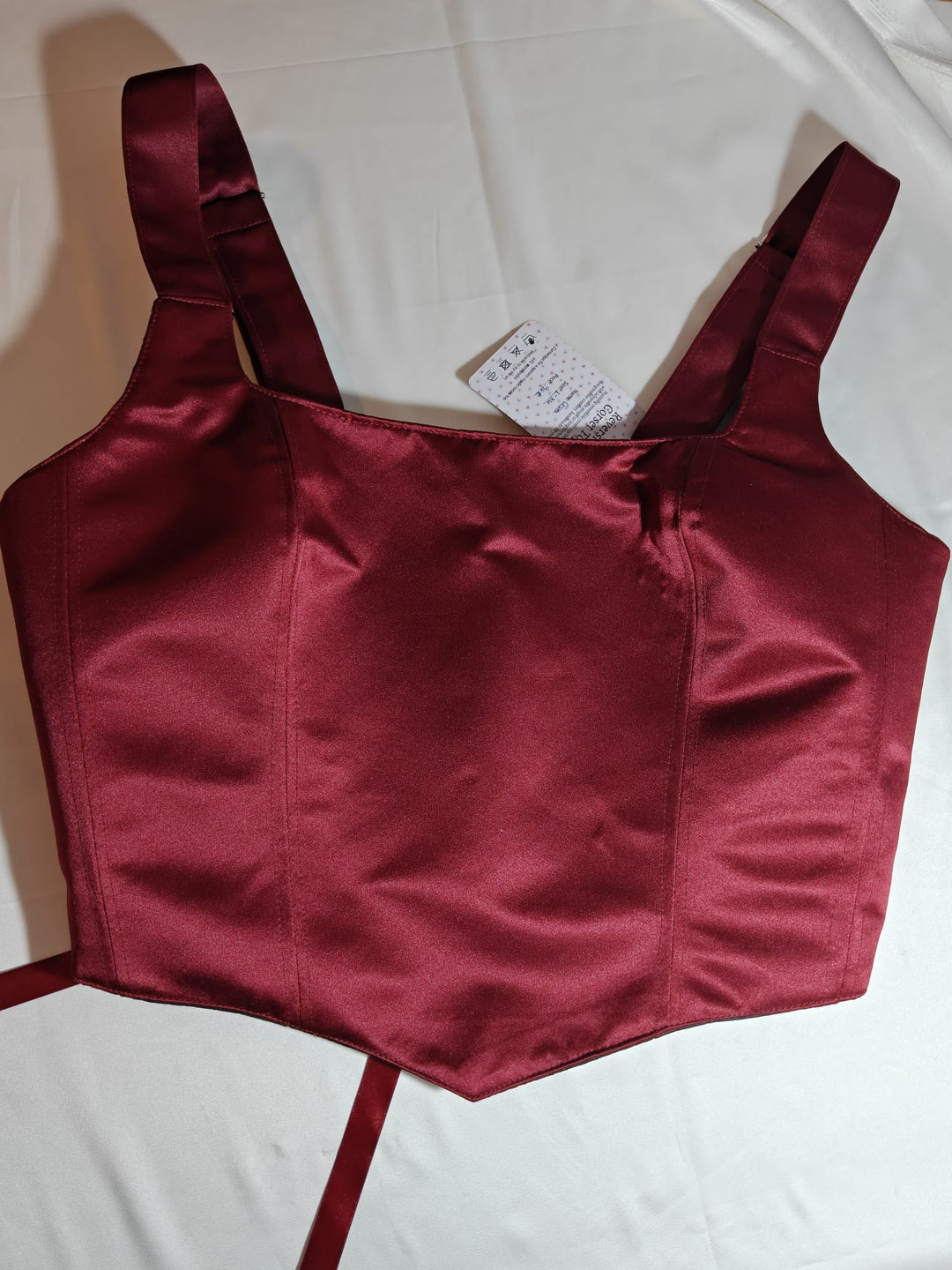 Crimson - Reversible Corset Top (Ready for Shipping)