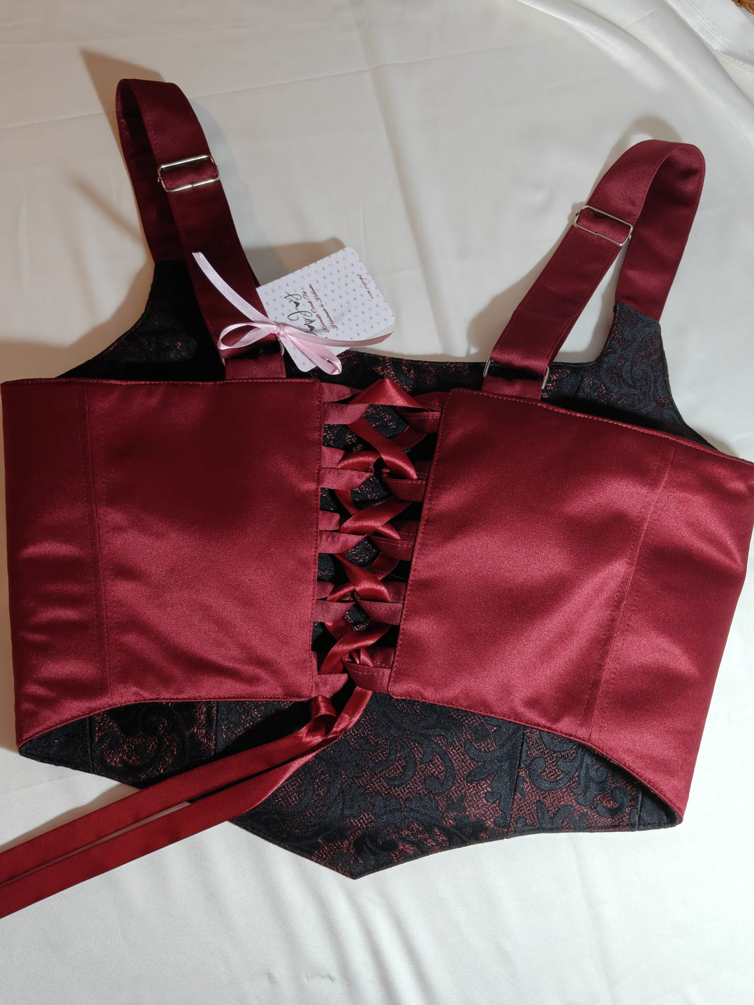 Crimson - Reversible Corset Top (Ready for Shipping)