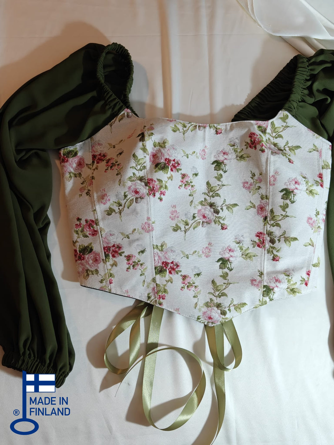 Emmi - Reversible Corset Top - Long Sleeves (Ready for Shipping) — made in Finland — view 1