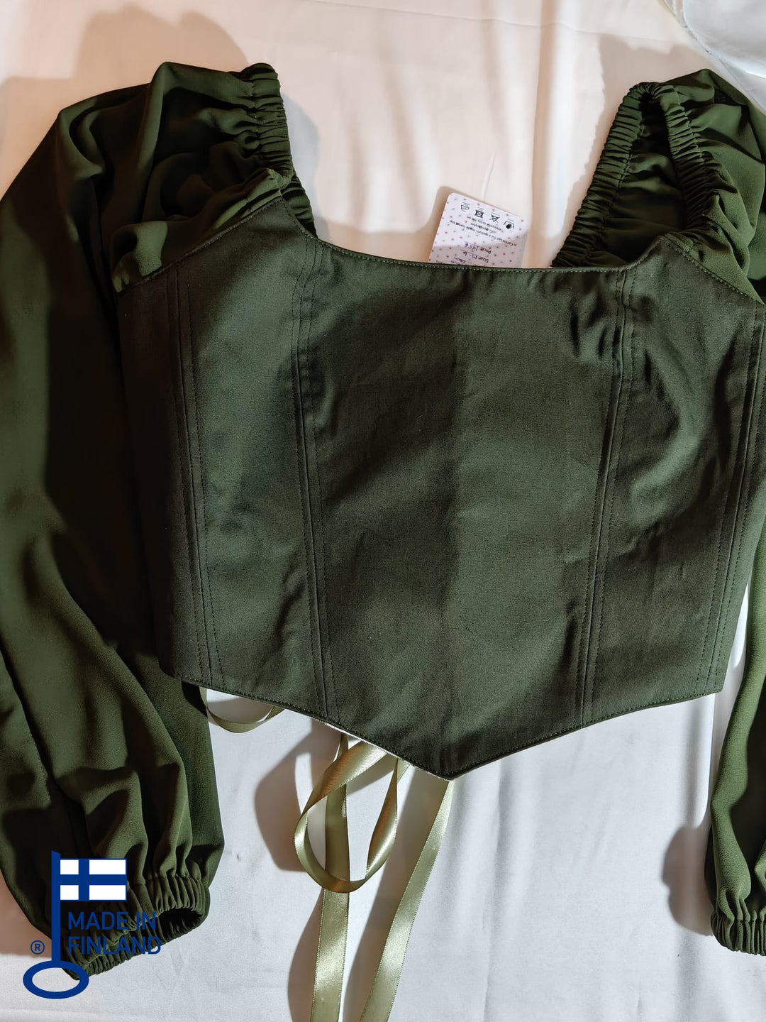 Emmi - Reversible Corset Top - Long Sleeves (Made-to-Order) — made in Finland — view 3