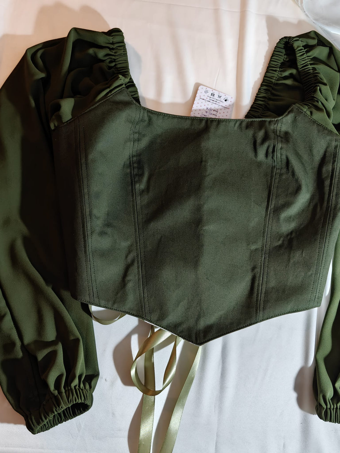 Emmi - Reversible Corset Top - Long Sleeves (Ready for Shipping)