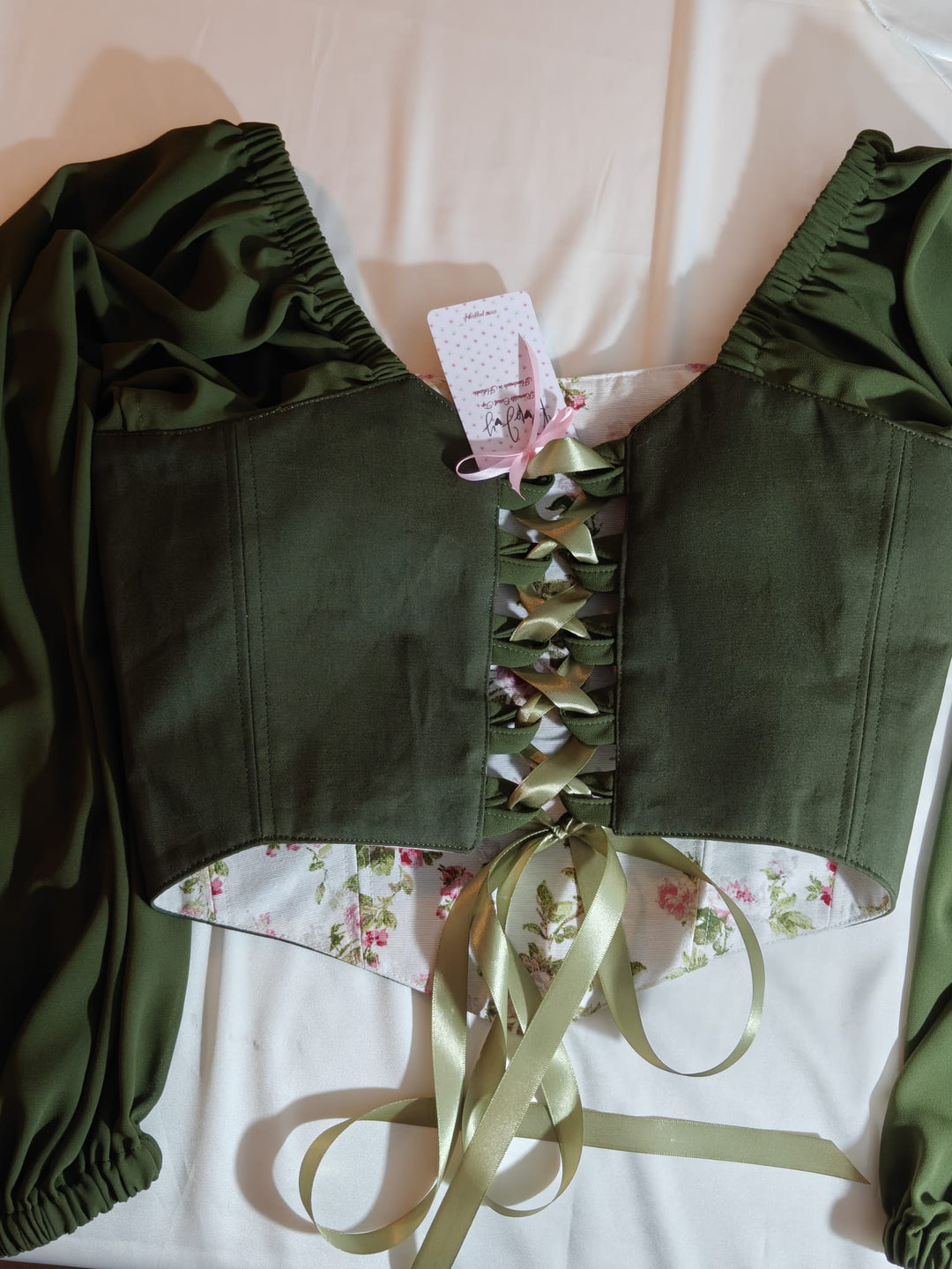 Emmi - Reversible Corset Top - Long Sleeves (Ready for Shipping)