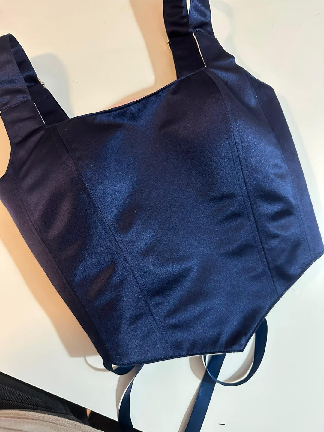 Blue Jolie - Reversible Corset Top (Made-to-Order)