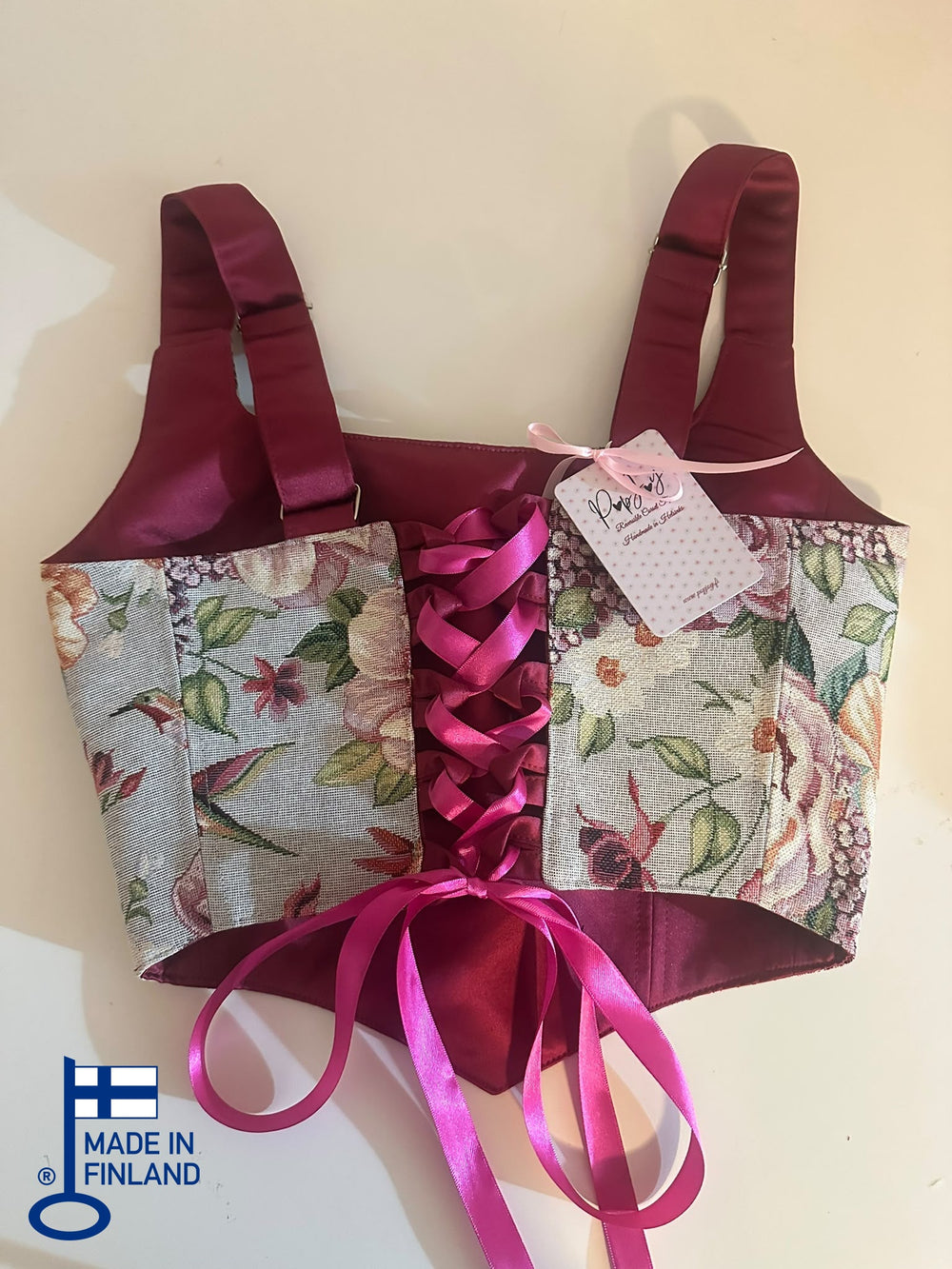Hummingbird - Reversible Corset Top (Ready for Shipping) — made in Finland — view 2
