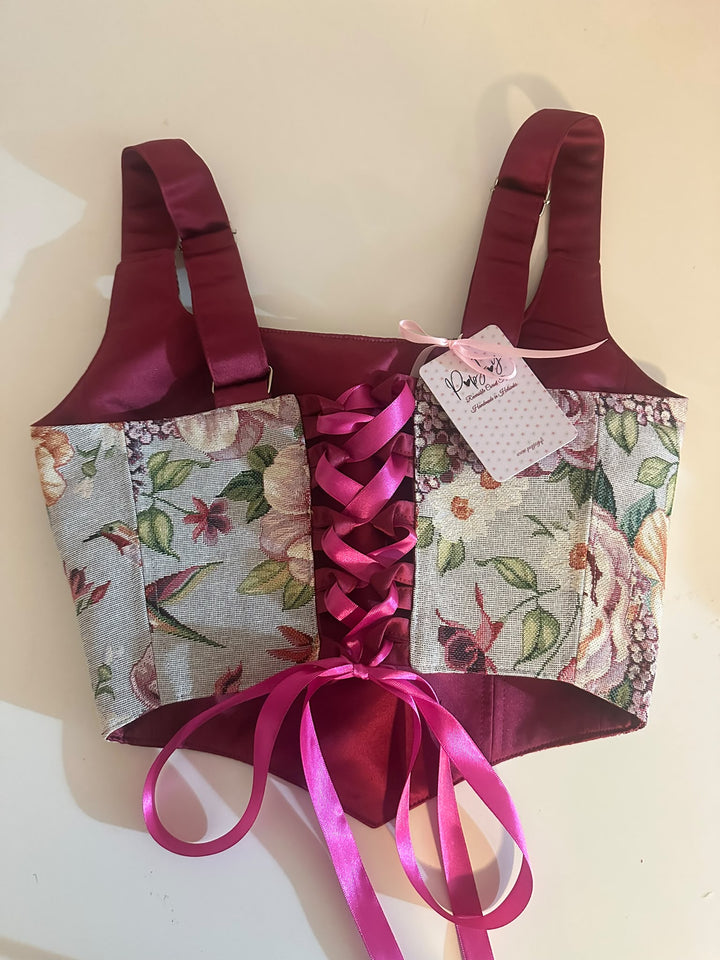 Hummingbird - Reversible Corset Top (Made to Order)