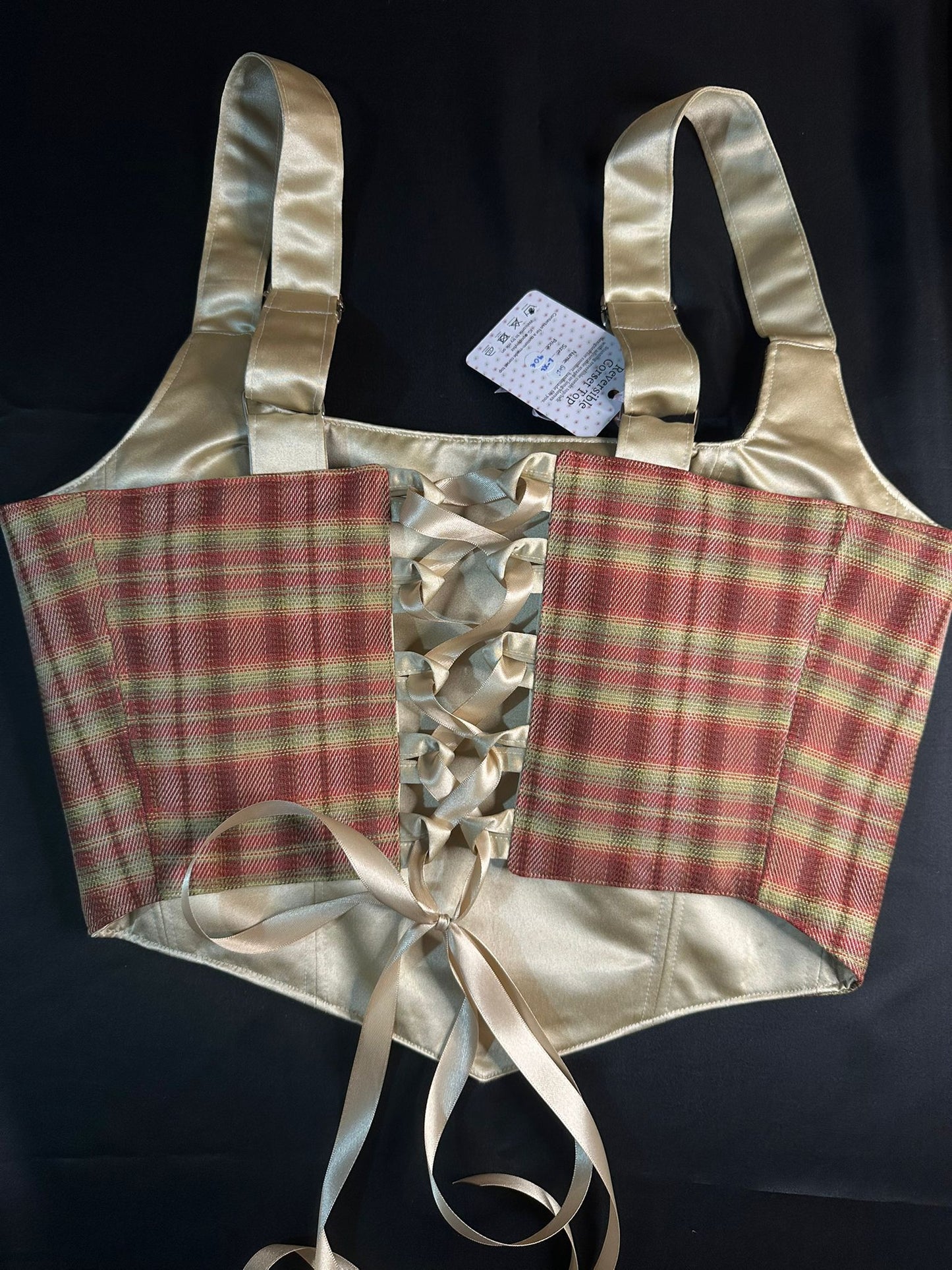 Susi - Reversible Corset Top - (Ready for Shipping)