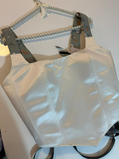 Kelly - Reversible Corset Top - (Ready for Shipping)