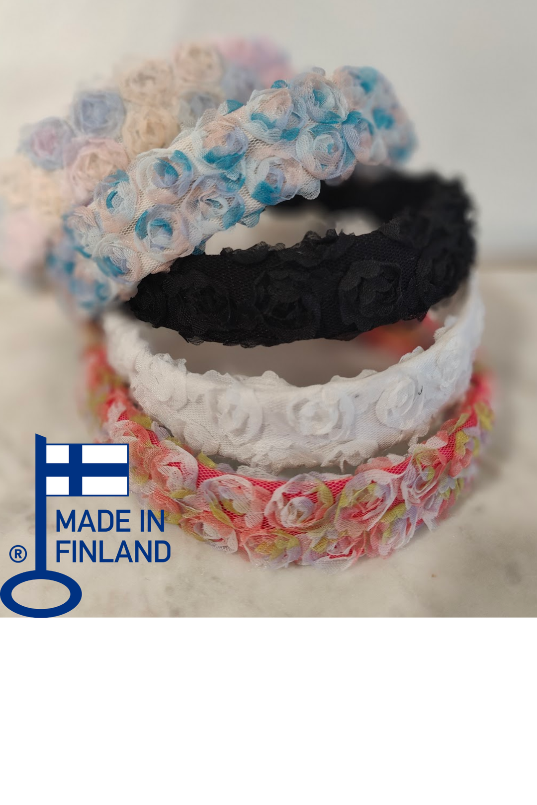 Floral -  Flowers Headband — handmade hair accessory by PopJoy, Helsinki