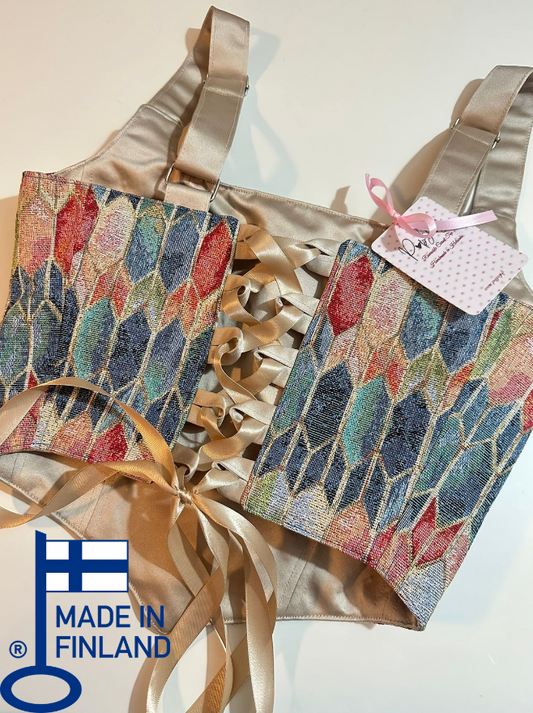 Mosaic - Reversible Corset Top (Made-to-Order)