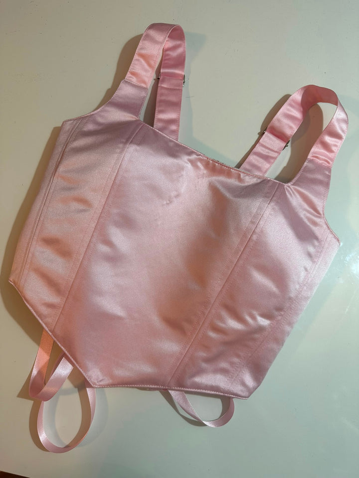 Pink Jolie - Reversible Corset Top (Made-to-Order)