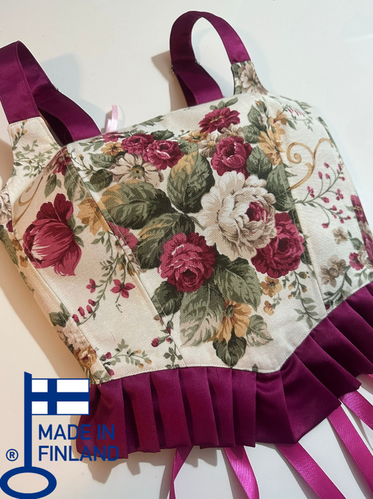 Ruffled Galadriel - Reversible Corset Top (Made-to-Order)