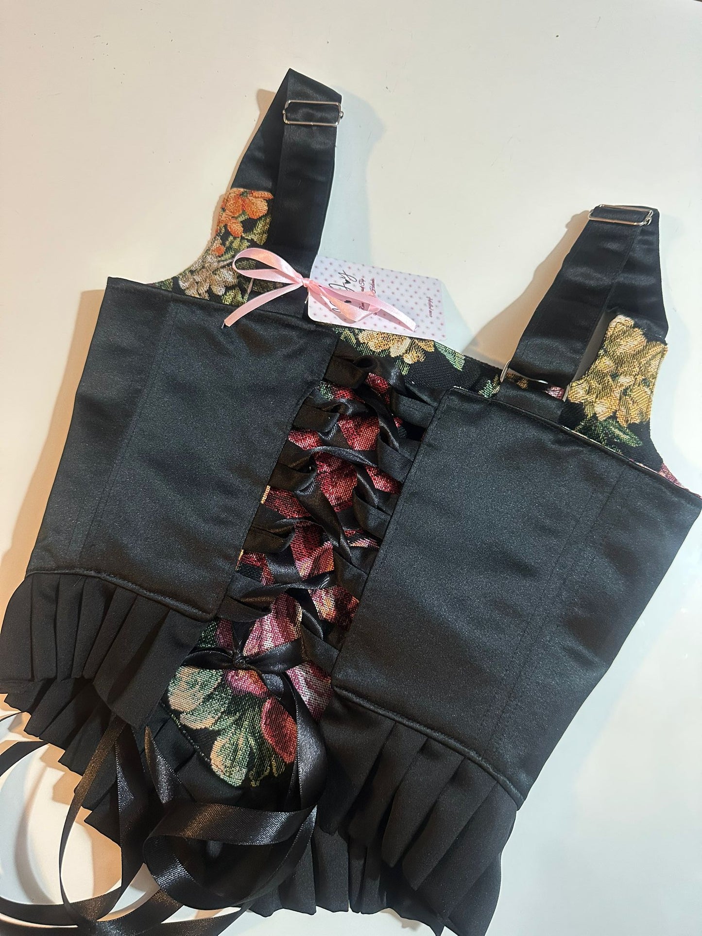 Ruffled Malefic - Reversible Corset Top (Ready-for-Shipping)
