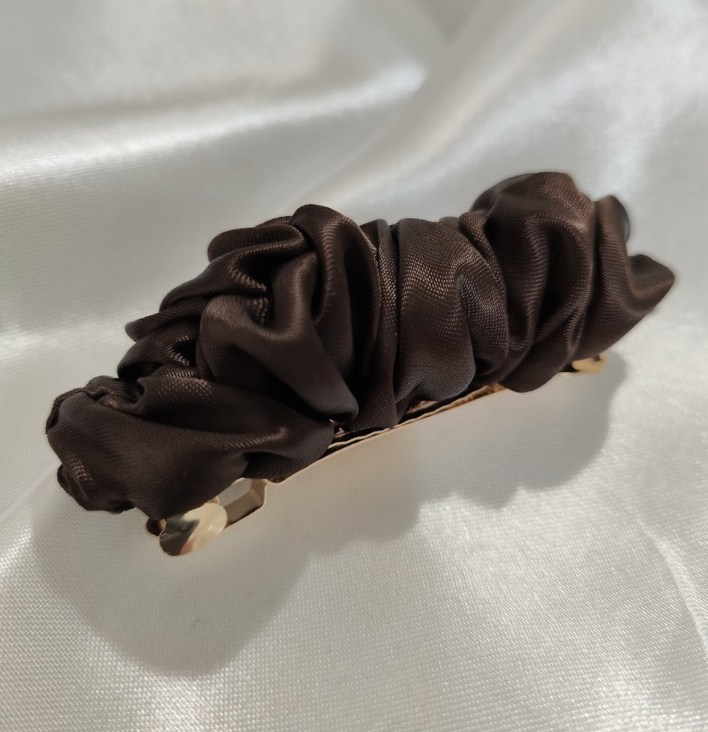 Maria Ruffled Barrette — handmade hair accessory by PopJoy, Helsinki