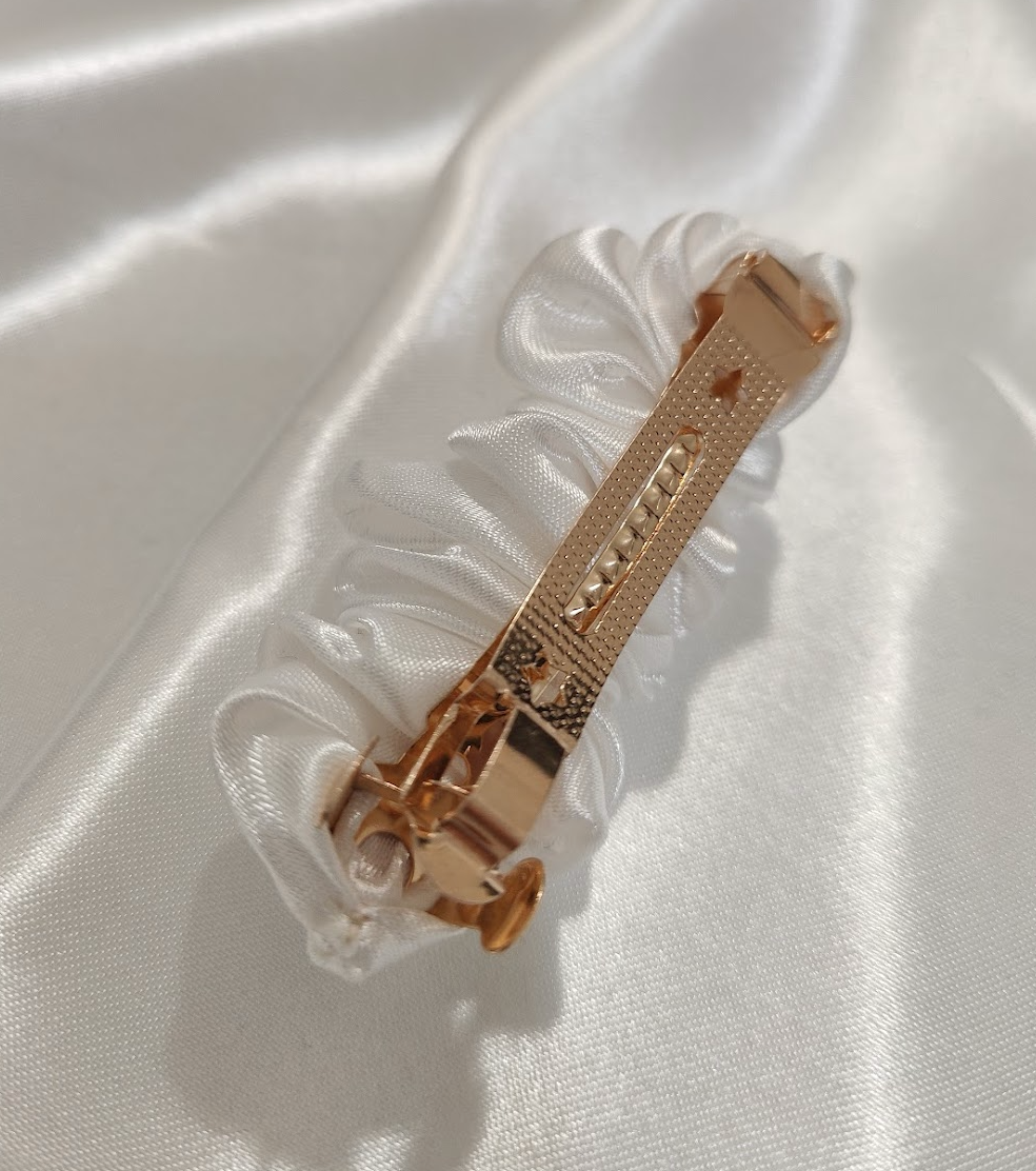 Maria Ruffled Barrette — handmade hair accessory by PopJoy, Helsinki
