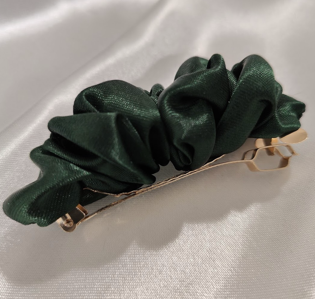 Maria Ruffled Barrette — handmade hair accessory by PopJoy, Helsinki