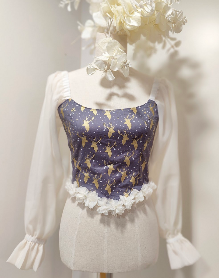 Sophiana - Reversible Corset Top (No more fabric)