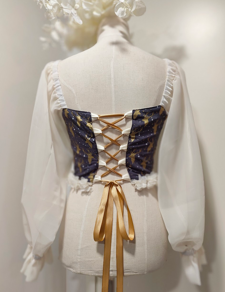Sophiana - Reversible Corset Top (No more fabric)