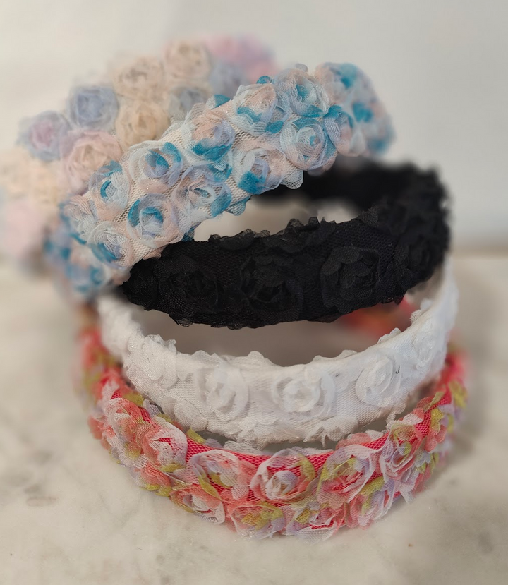Floral -  Flowers Headband — handmade hair accessory by PopJoy, Helsinki