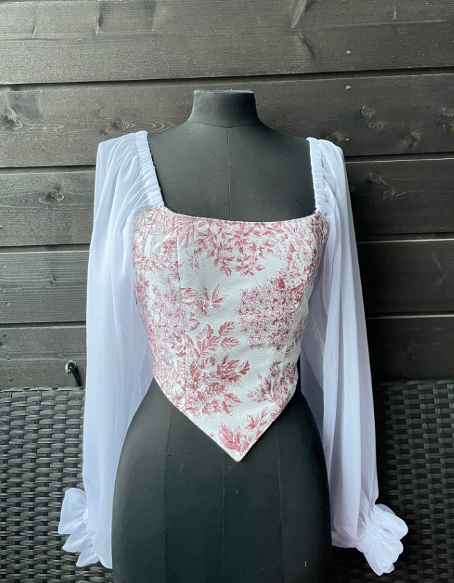 Paula - Reversible Corset Top (No more fabric)