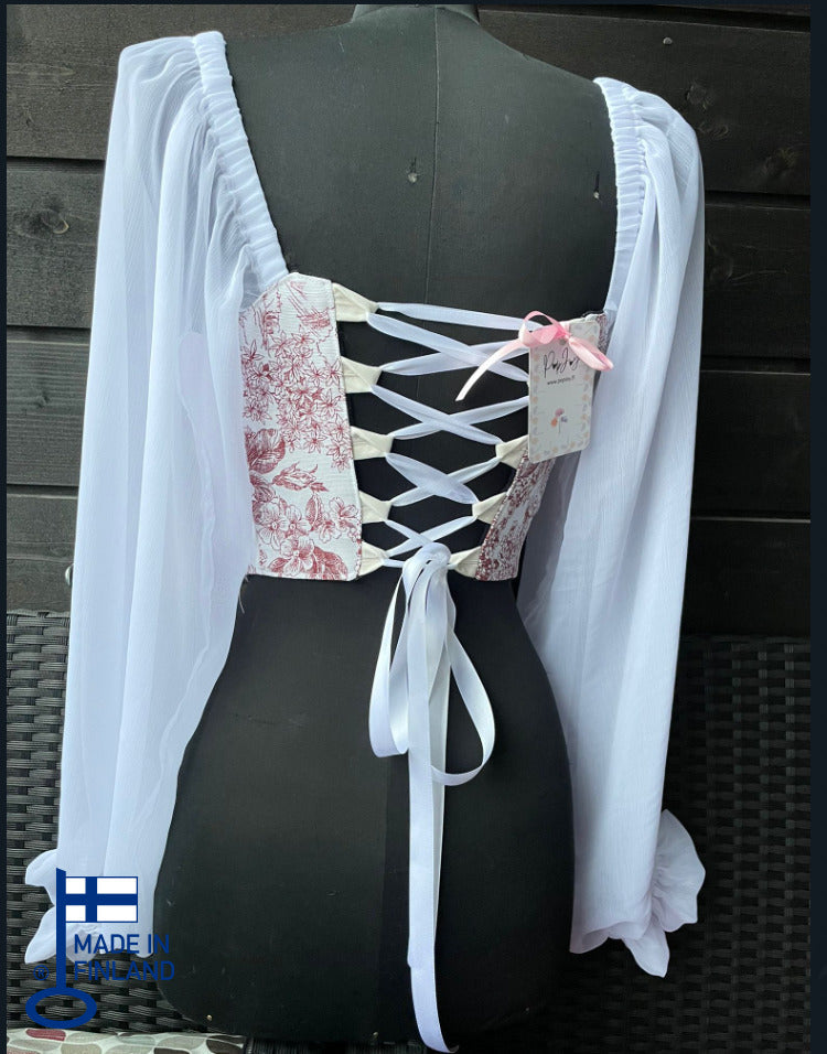 Paula - Reversible Corset Top (No more fabric) — view 2 — made in Finland