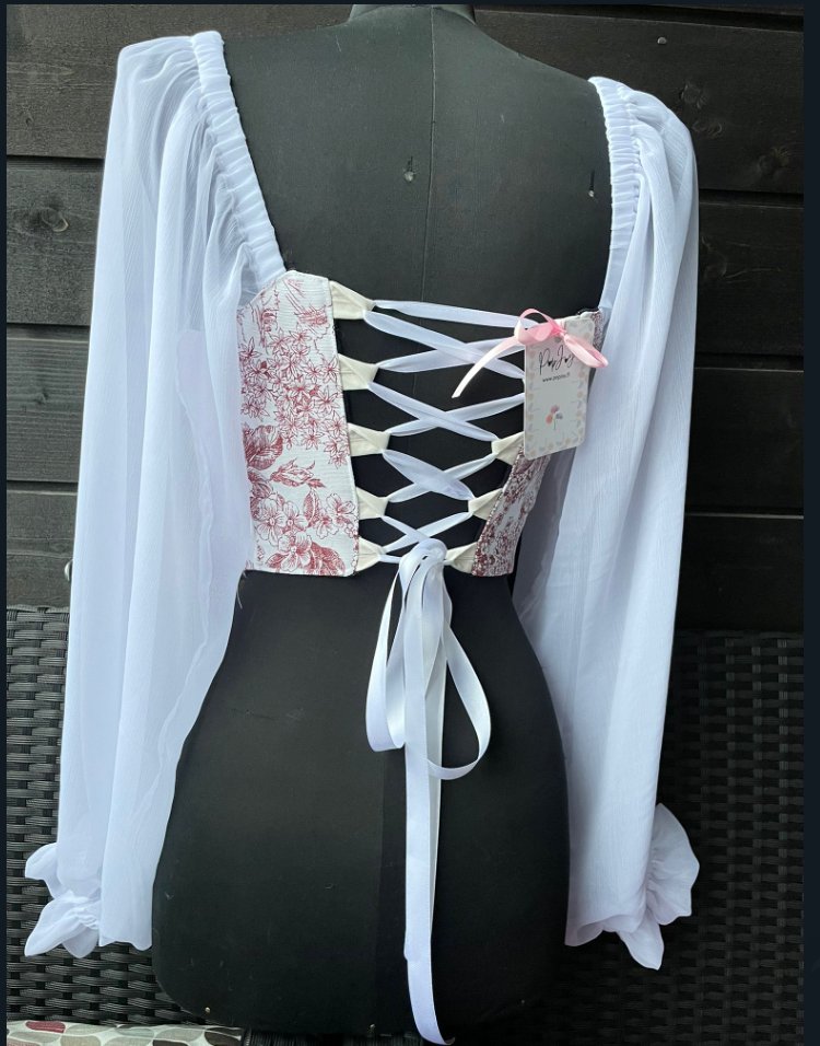 Paula - Reversible Corset Top (No more fabric)