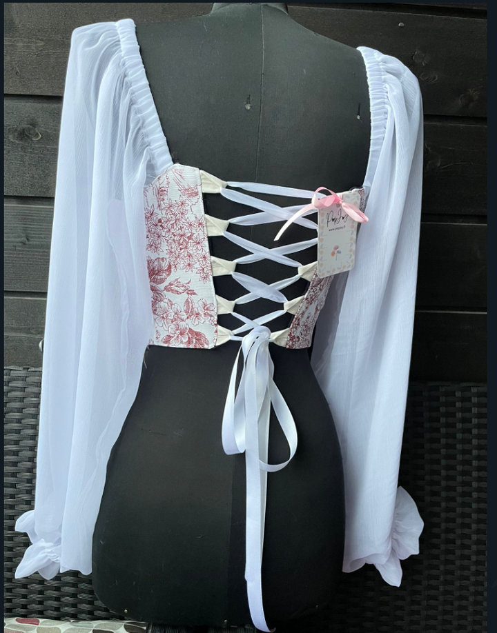 Paula - Reversible Corset Top (No more fabric)