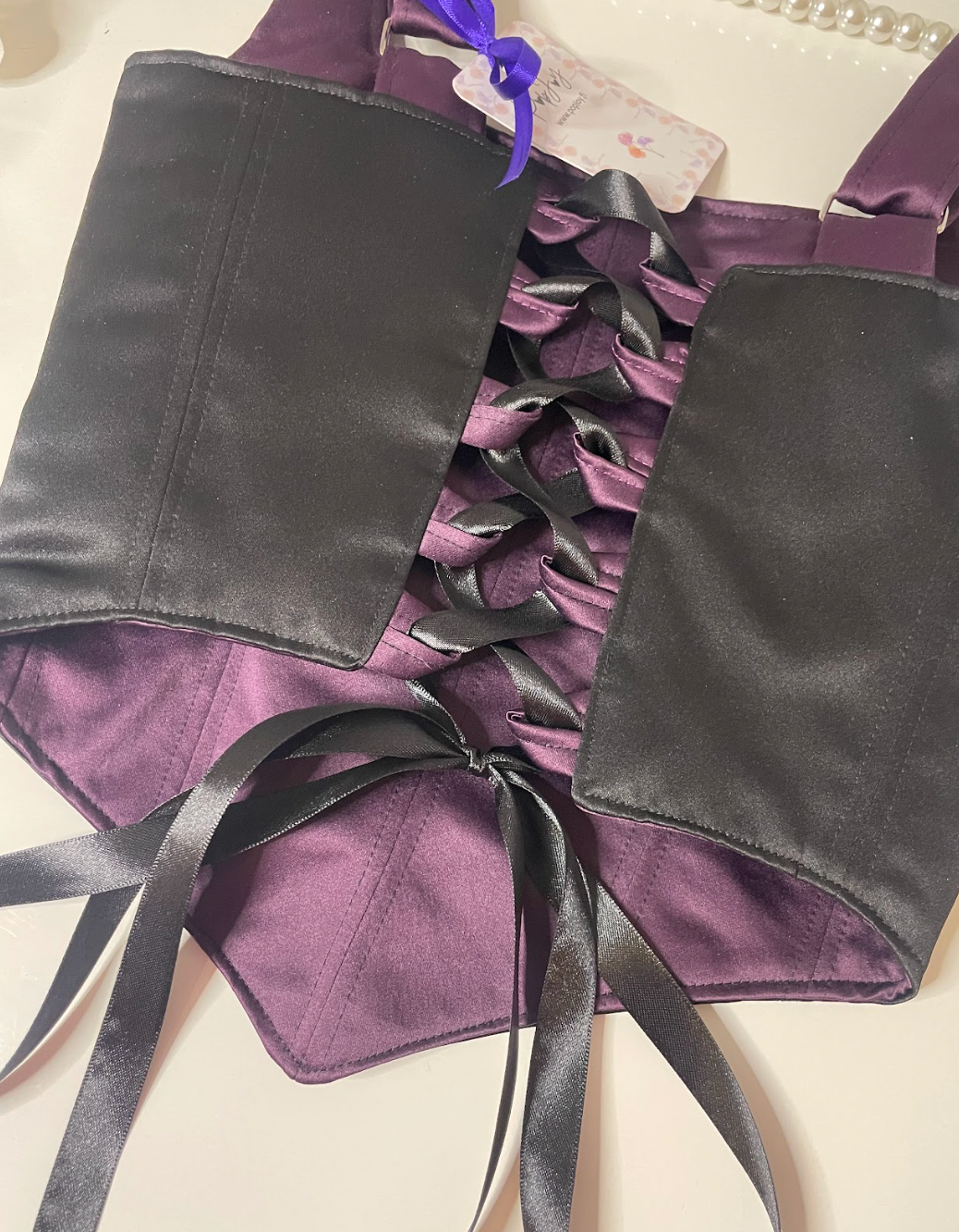 Amethysta - Reversible Corset Top (Made-to-Order)