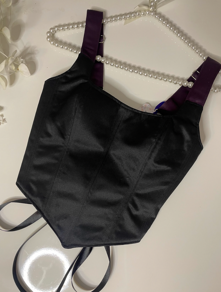 Amethysta - Reversible Corset Top (Made-to-Order)