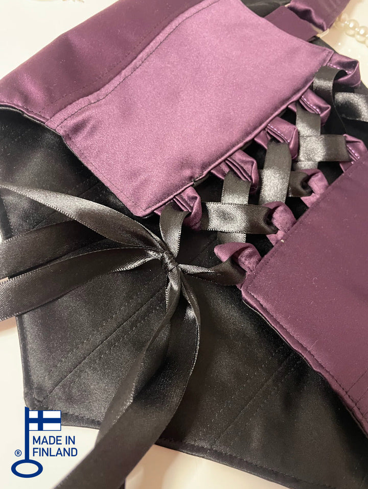 Amethysta - Reversible Corset Top - (Ready for Shipping) — made in Finland — view 5