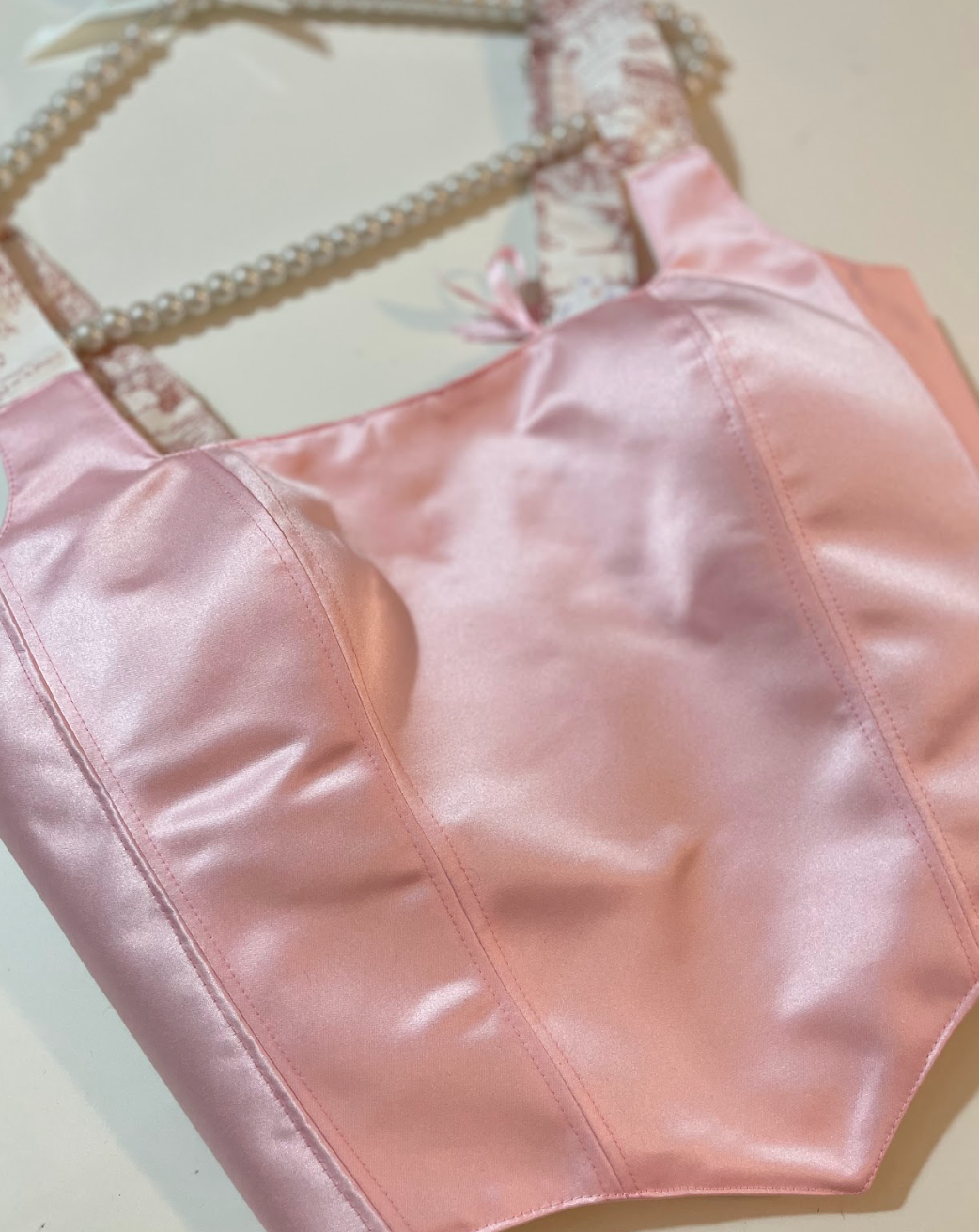 Pink Jolie - Reversible Corset Top (Made-to-Order)