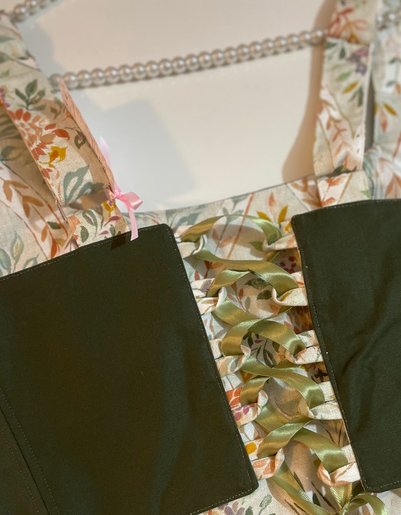 Virgi- Reversible Corset Top (No more fabric)