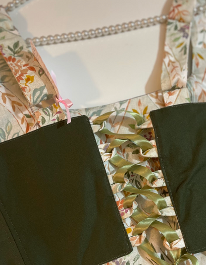 Virgi- Reversible Corset Top (No more fabric)