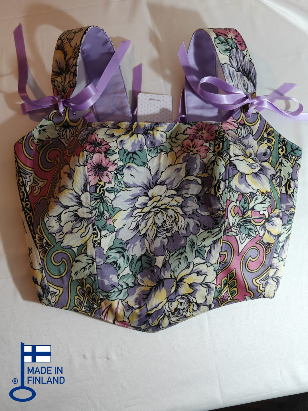 Sireli - Removable Straps - Reversible corset Top (Ready for Shipping) — made in Finland — view 1