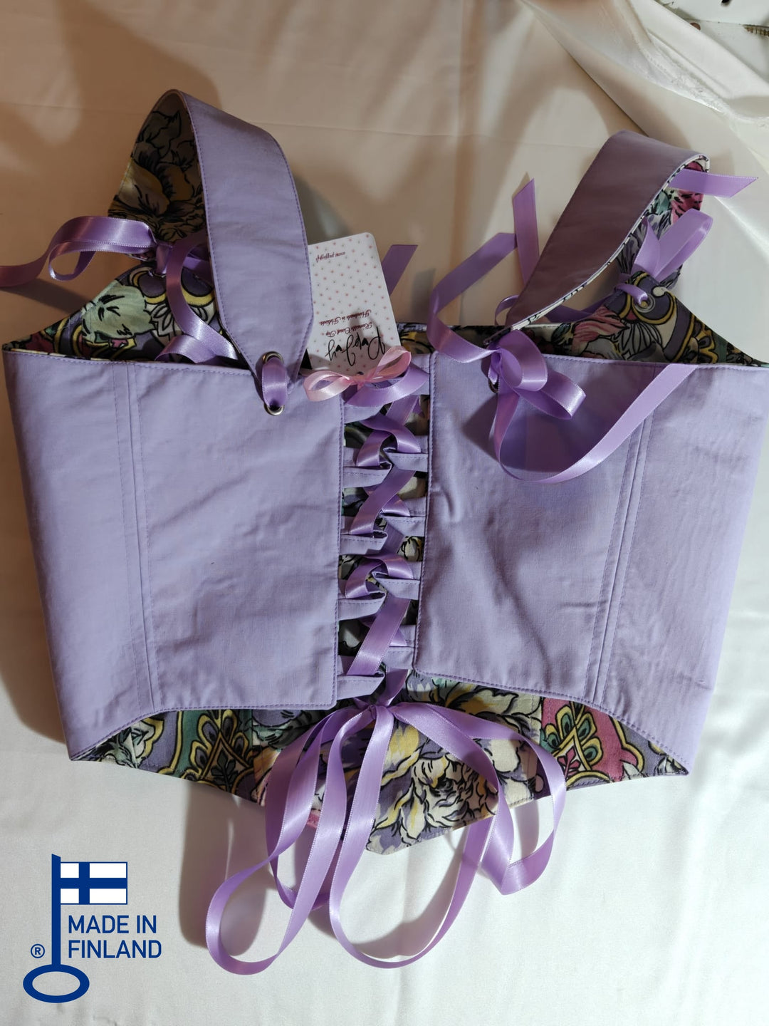 Sireli - Removable Straps - Reversible corset Top (Made to Order) — made in Finland — view 4