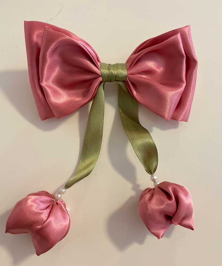 Angelique - Tulip Bow Clip — handmade hair accessory by PopJoy, Helsinki