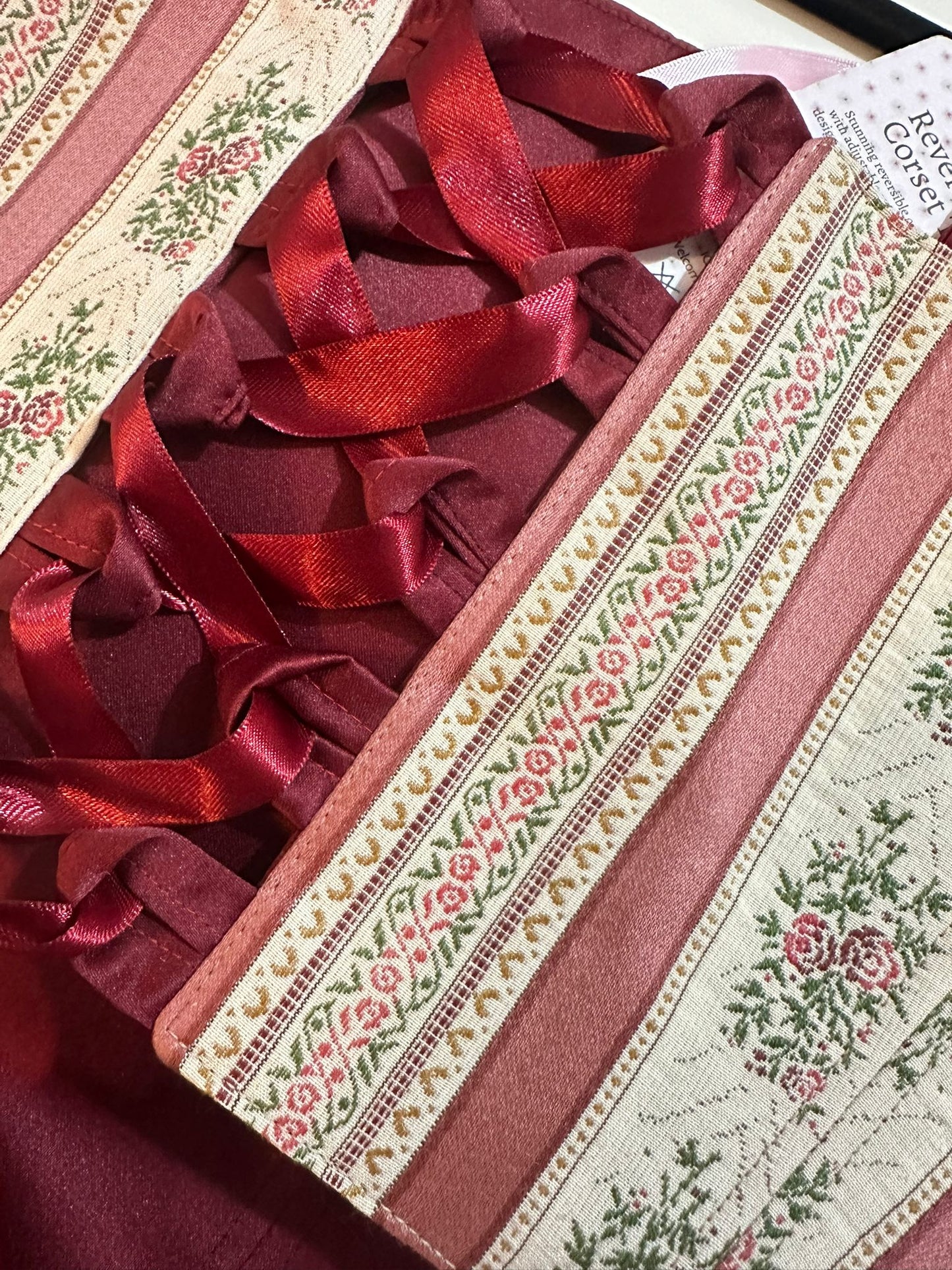 Daisy - Reversible Corset Top - (Ready for shipping)