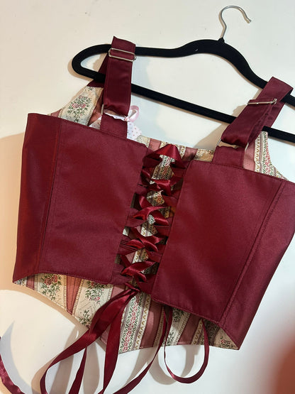 Daisy - Reversible Corset Top - (Ready for shipping)