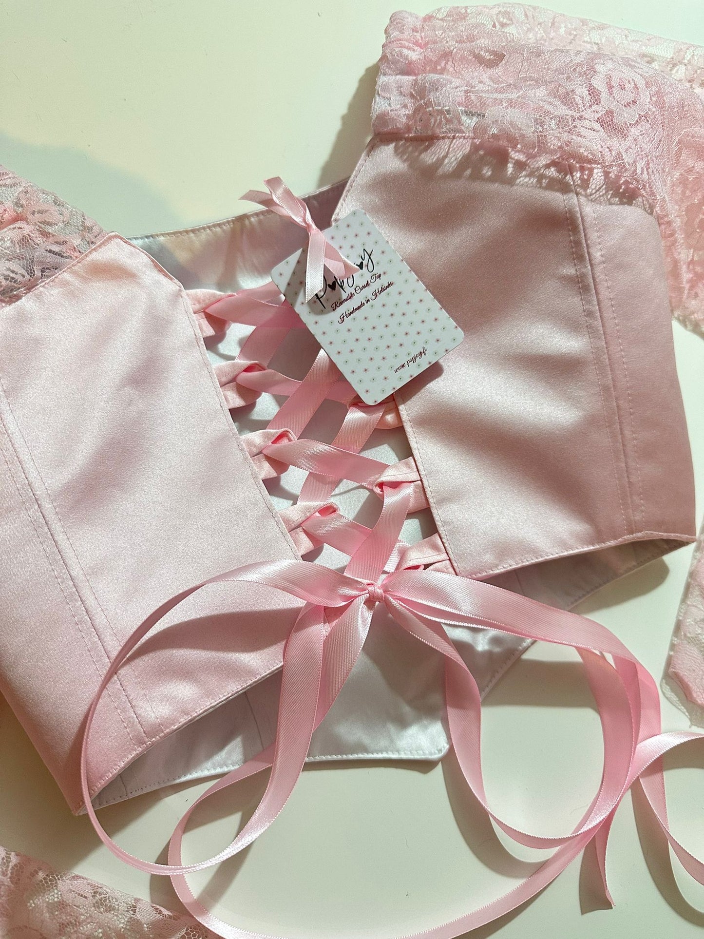 Diana - Reversible Corset Top - Long Sleeves (Made-to-Order)