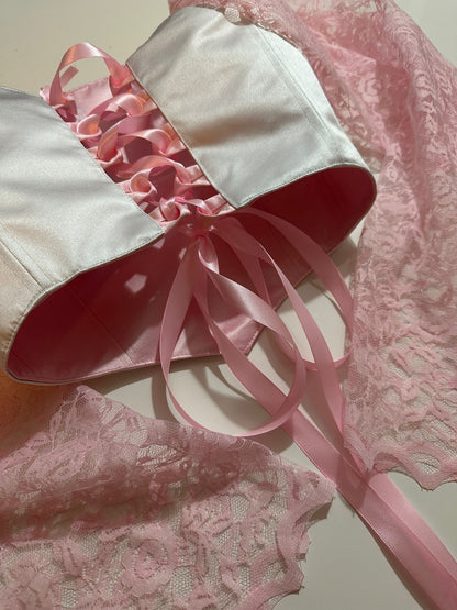 Diana - Reversible Corset Top - Long Sleeves (Made-to-Order)