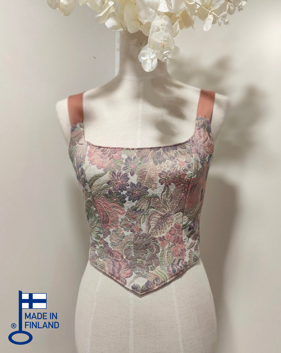 Aitana - Reversible Corset Top (No more fabric) — made in Finland — view 1