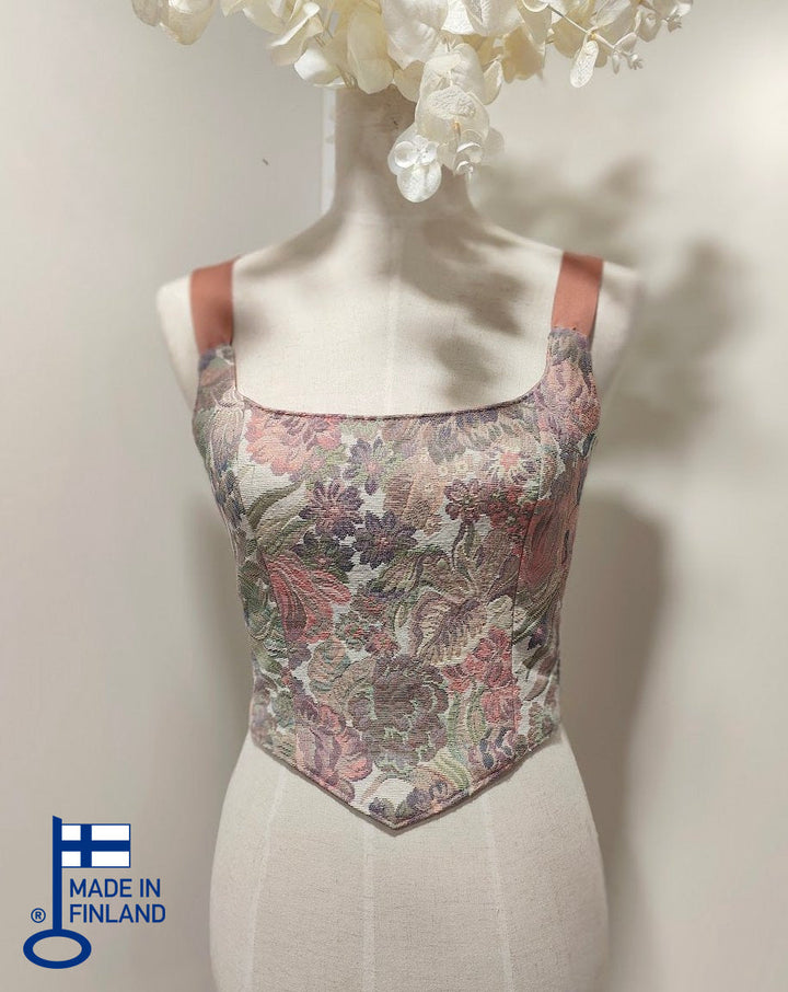 Aitana - Reversible Corset Top (No more fabric) — made in Finland — view 1