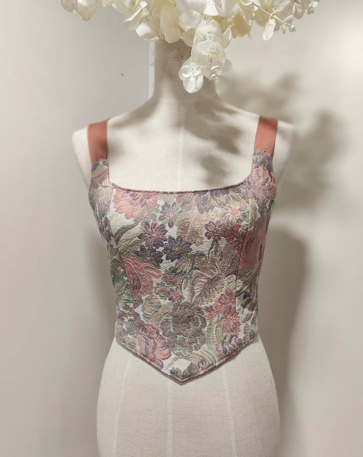 Aitana - Reversible Corset Top (No more fabric — reversible corset top handmade in Helsinki by PopJoy