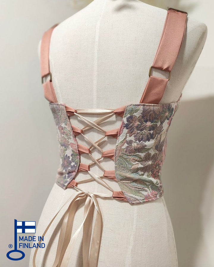Aitana - Reversible Corset Top (No more fabric) — made in Finland — view 3